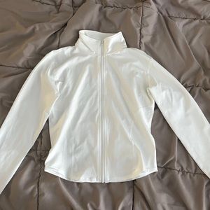 white BBL jacket